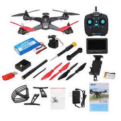 Shcong JJRC JJPRO X1G RC quadcopter with FPV camera and monitor