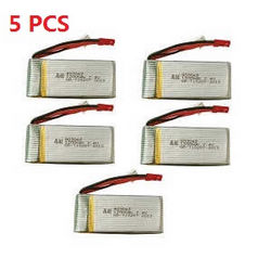 Shcong MJX X-series X101 quadcopter accessories list spare parts battery 7.4V 1200mAh (5PCS) (Old version)