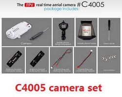 Shcong MJX X-series X101 quadcopter accessories list spare parts C4005 FPV camera set