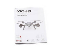 Shcong MJX X104G RC Quadcopter accessories list spare parts English manual book