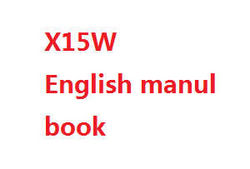 Shcong Syma X15 X15A X15W X15C quadcopter accessories list spare parts English manual instruction book (X15W)