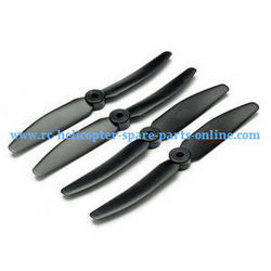 Shcong Xinlin X181 RC Quadcopter accessories list spare parts main blades (Black)