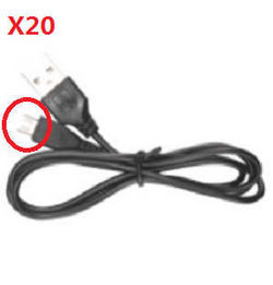 Shcong Syma X20 X20-S RC quadcopter accessories list spare parts USB charger wire (X20)