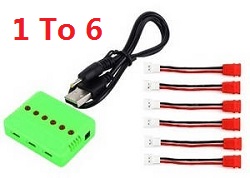 * Hot Deal Syma X21 X21W X21-S USB charger box set (1 To 6)