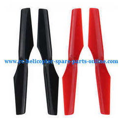 Shcong XK X250 quadcopter accessories list spare parts main blades propellers (Red-Black)