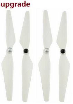 Shcong XK X380 X380-A X380-B X380-C quadcopter accessories list spare parts upgrade main blades propellers (White)