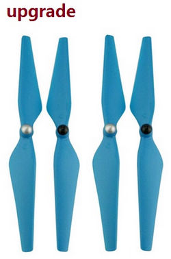 Shcong XK X380 X380-A X380-B X380-C quadcopter accessories list spare parts upgrade main blades propellers (Blue)