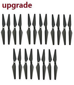 Shcong XK X380 X380-A X380-B X380-C quadcopter accessories list spare parts upgrade main blades propellers (Black) 5 sets