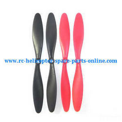 Shcong XK X380 X380-A X380-B X380-C quadcopter accessories list spare parts main blades propellers (Red-Black)