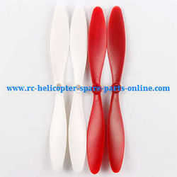 Shcong XK X380 X380-A X380-B X380-C quadcopter accessories list spare parts main blades propellers (Red-White)