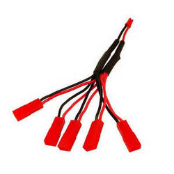Shcong MJX X-series X400 X400-V2 quadcopter accessories list spare parts 1 to 5 connect wire JST plug