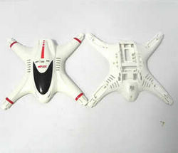 Shcong MJX X-series X400 X400-V2 quadcopter accessories list spare parts upper and lower cover (White)