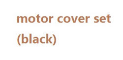 Shcong Syma X56pro X56W-P RC quadcopter accessories list spare parts motor cover set (black)