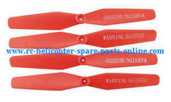 Shcong Syma X56 X56W RC quadcopter accessories list spare parts main blades (Red)