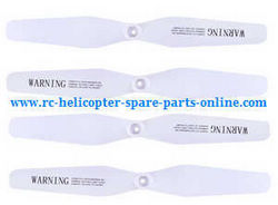 Shcong Syma X56 X56W RC quadcopter accessories list spare parts main blades (White)