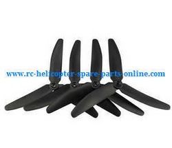 Shcong Syma X56pro X56W-P RC quadcopter accessories list spare parts upgrade 3-leaf main blades (Black)