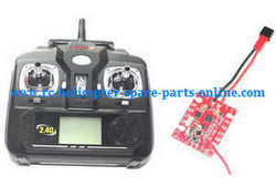 Shcong Syma X56 X56W RC quadcopter accessories list spare parts transmitter + PCB board - Click Image to Close