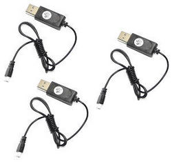 Shcong SYMA x5 x5a x5c x5c-1 RC Quadcopter accessories list spare parts USB charger cable 3pcs