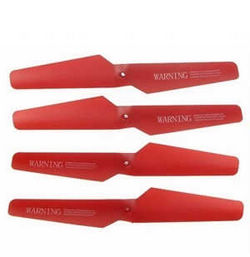 Shcong SYMA x5 x5a x5c x5c-1 RC Quadcopter accessories list spare parts propeller main blades (Red)