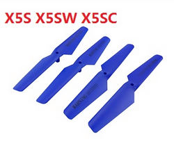 Shcong syma x5s x5sw x5sc quadcopter accessories list spare parts main blades propellers (Blue)