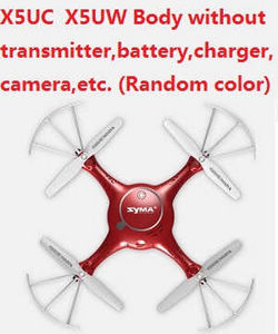 Shcong Syma x5u x5uw x5uc quadcopter body without transmitter,battery,charger,camera,etc.(Random color)