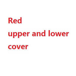 Shcong Syma x5u x5uw x5uc quadcopter accessories list spare parts upper and lower cover (Red)