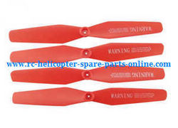 Shcong Syma x5uw-d quadcopter accessories list spare parts main blades propellers (Red)