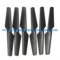 Shcong MJX X-series X600 quadcopter accessories list spare parts main blades propellers (Black 3*clockwise +3*anti-clockwise)