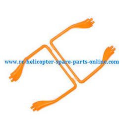 Shcong MJX X-series X705C X705 quadcopter accessories list spare parts undercarriage landing skid (Orange)