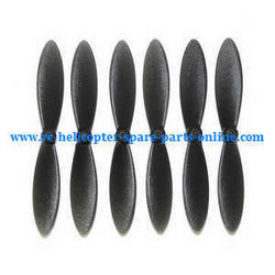 Shcong MJX X-series X800 quadcopter accessories list spare parts main blades propellers (Black 3*clockwise +3*anti-clockwise)