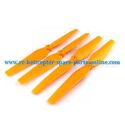 Shcong syma x8c x8w x8g x8hc x8hw x8hg quadcopter accessories list spare parts main blades propellers (orange)
