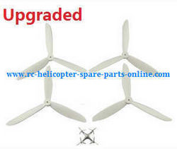 Shcong syma x8c x8w x8g x8hc x8hw x8hg quadcopter accessories list spare parts upgrade Three leaf shape blades (White)