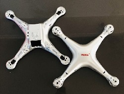 Shcong syma x8c x8w x8g x8hc x8hw x8hg quadcopter accessories list spare parts upper and lower cover (silver)