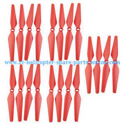 Shcong Syma X8PRO GPS RC quadcopter accessories list spare parts main blades (Red) 5sets