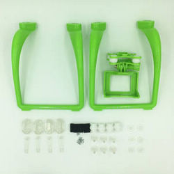 Shcong Syma X8SW X8SC X8SW-D RC quadcopter accessories list spare parts undercarriage with sports camera plateform (Upgrade Green)