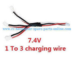 Shcong Syma X8SW X8SC X8SW-D RC quadcopter accessories list spare parts 1 to 3 charger wire