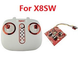 Shcong Syma X8SW X8SC X8SW-D RC quadcopter accessories list spare parts transmitter + PCB board (For X8SW)