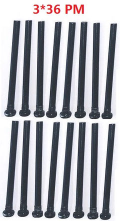 Xinlehong Toys 9125 XLH 9125 screws set 3*36pmho 4sets
