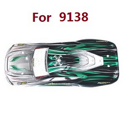 XLH Xinlehong Toys 9130 9135 9136 9137 9138 car shell Green (For 9138)