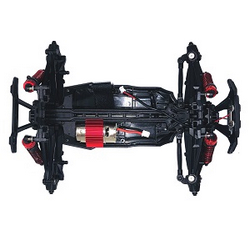 XLH Xinlehong Toys 9130 9135 9136 9137 9138 car frame body with main motor assembly