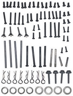 XLH Xinlehong Toys 9130 9135 9136 9137 9138 screws set + R shape buckle + bearings set