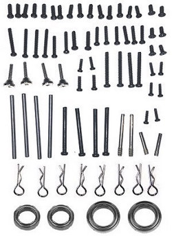 Xinlehong Toys XLH Q901 Q902 Q903 spare parts screws set + R shape buckle + 4*bearing