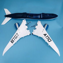 Wltoys XK A170 B787 main body, wing and engine foam group + 3*SERVO + 2*Brushless motors + 2*Blades (Assembed)