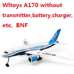 Wltoys XK A170 airplanes without transmitter, battery, charger, etc. BNF