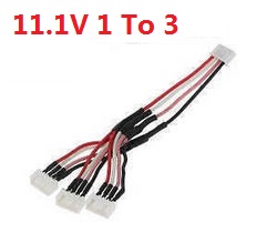 Wltoys XK A170 B787 1 to 3 charger wire 11.1V