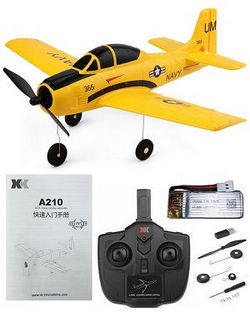 Wltoys XK A210 RC stunt airplane with 1 battery RTF