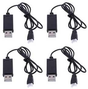 Wltoys XK WL XKS A250 RC Airplanes Aircraft accessories list spare parts USB charger wire 4pcs