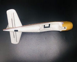Wltoys XK A260 Rare Bear F8F main foam body + tail horizontal and vertical wing (Assembled)