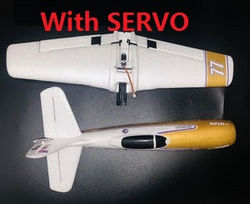 Wltoys XK A260 Rare Bear F8F main foam body + tail horizontal and vertical wing + front wing with SERVO (Assembled)