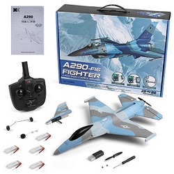 Wltoys XK A290 F16 Airplanes with 5 battery RTF